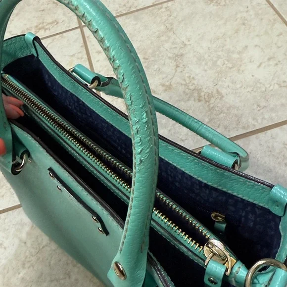 Kate Spade Wellesley Quinn Satchel Bag Teal - Picture 11 of 17